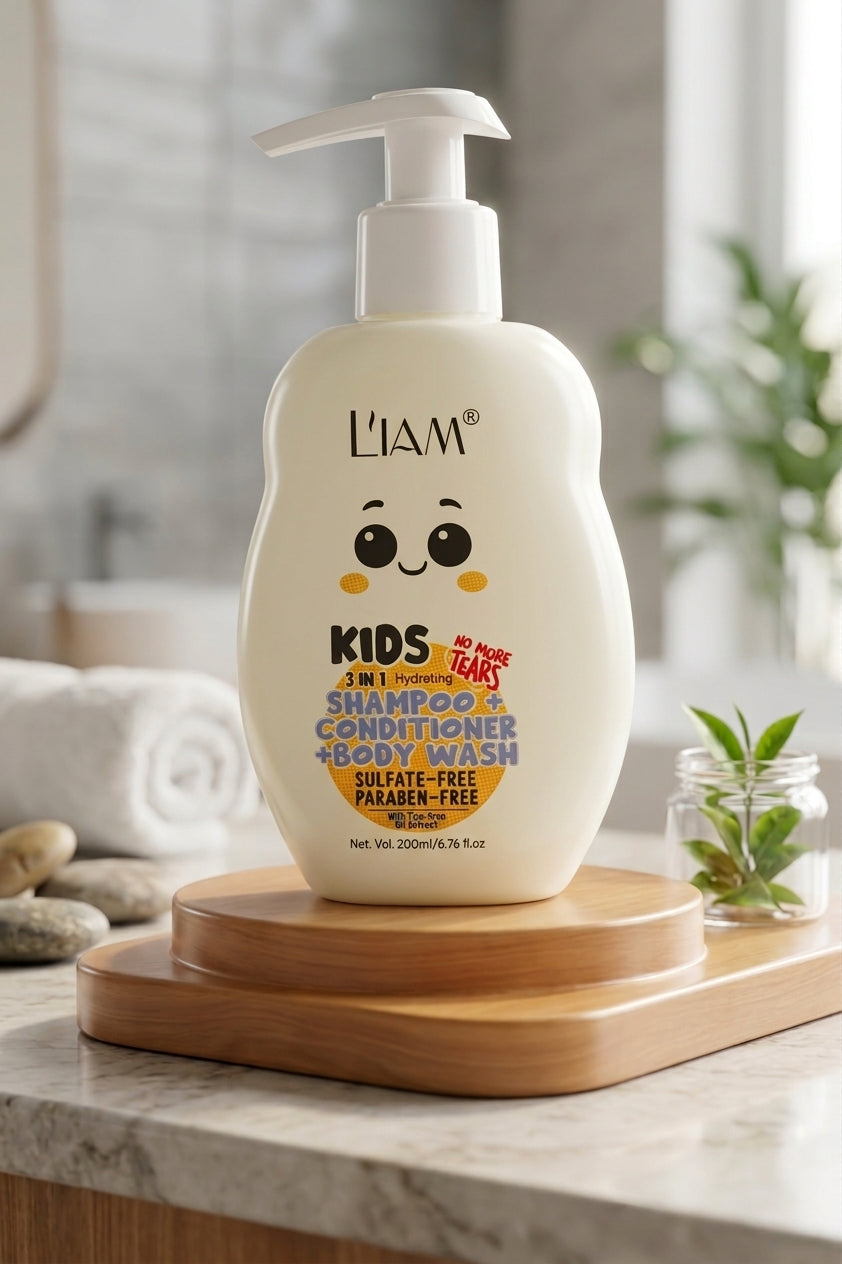 Kids 3 in 1 Shampoo + Conditioner + Body wash 200ml