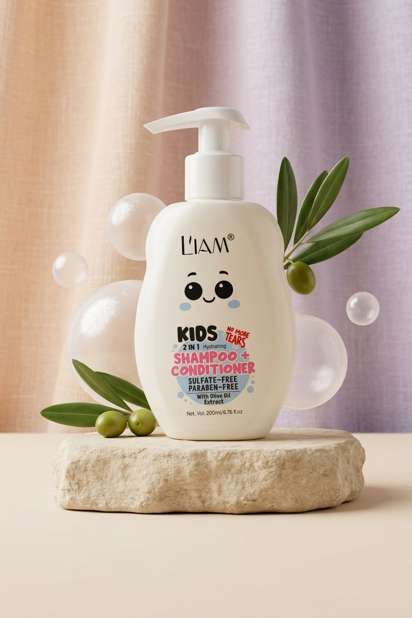 Kids 2 in 1 Shampoo & Conditioner 200ml