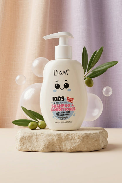 Kids 2 in 1 Shampoo & Conditioner 200ml