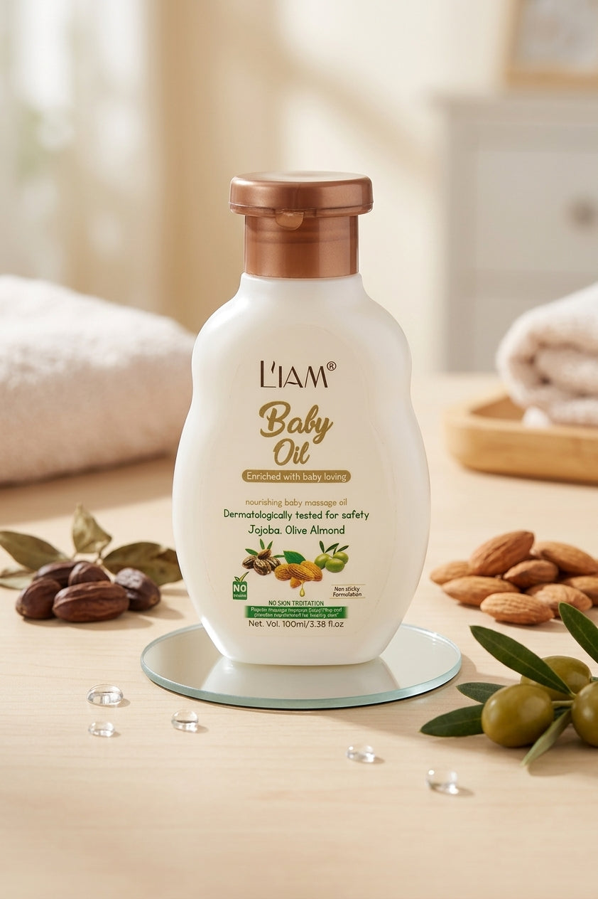 Kids Baby Oil with Jojoba, Olive, Almond 100ml