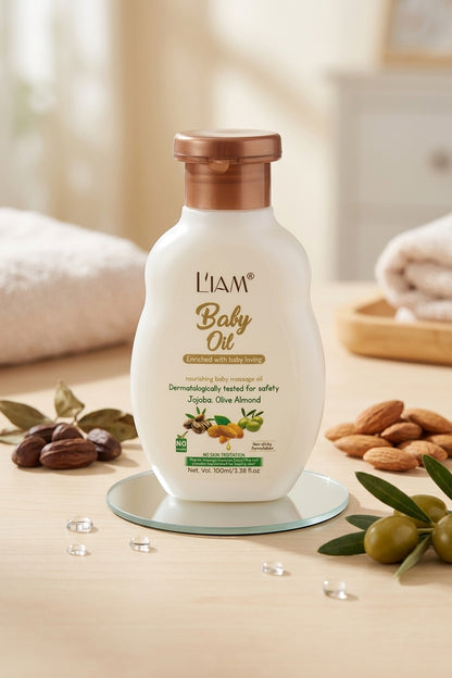 Kids Baby Oil with Jojoba, Olive, Almond 100ml
